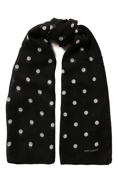 Платок из смеси кашемира и шелка SAINT LAURENT, арт. 580524/4Y667, фото 1