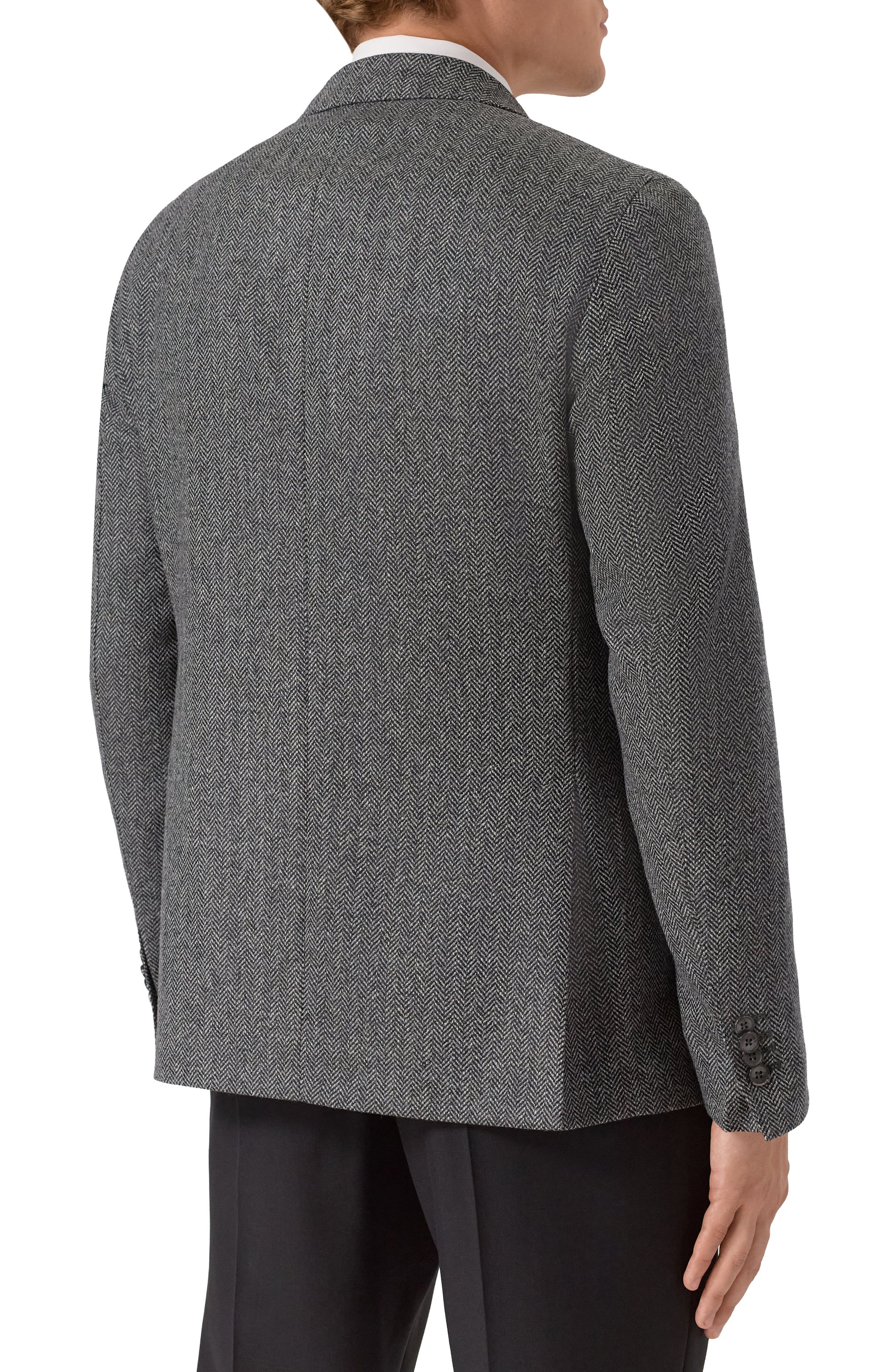 Пиджак из шерсти и кашемира L.B.M. 1911 темно-серого цвета по цене 105000 руб., арт. 2692/52617, фото 5 Пиджак из шерсти и кашемира L.B.M. 1911, арт. 2692/52617, фото 5