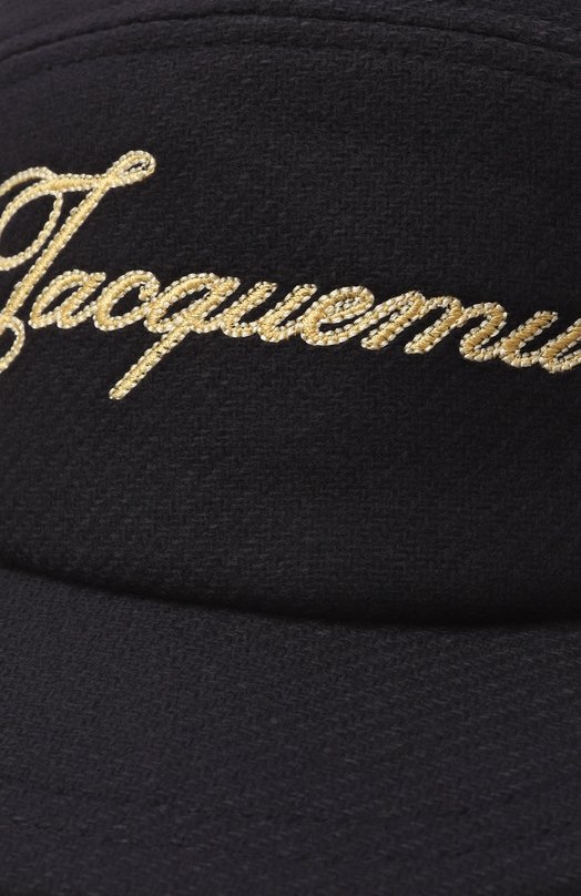 Шерстяная бейсболка Jacquemus 25HACU00790/AW00702 Синий  25HACU00790/AW00702 Фото 3