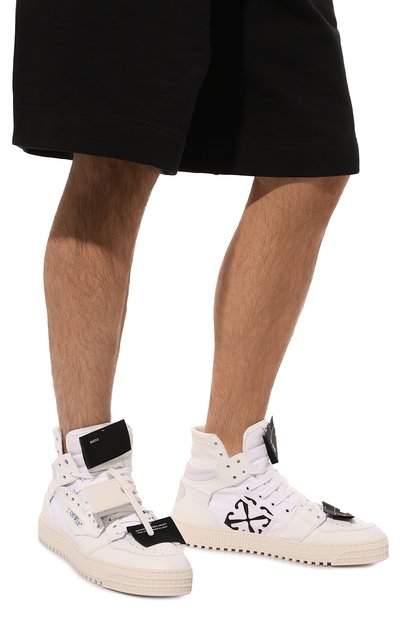 Кожаные кеды 3.0 off court OFF-WHITE, арт. 0MIA065C99LEA005, фото 3