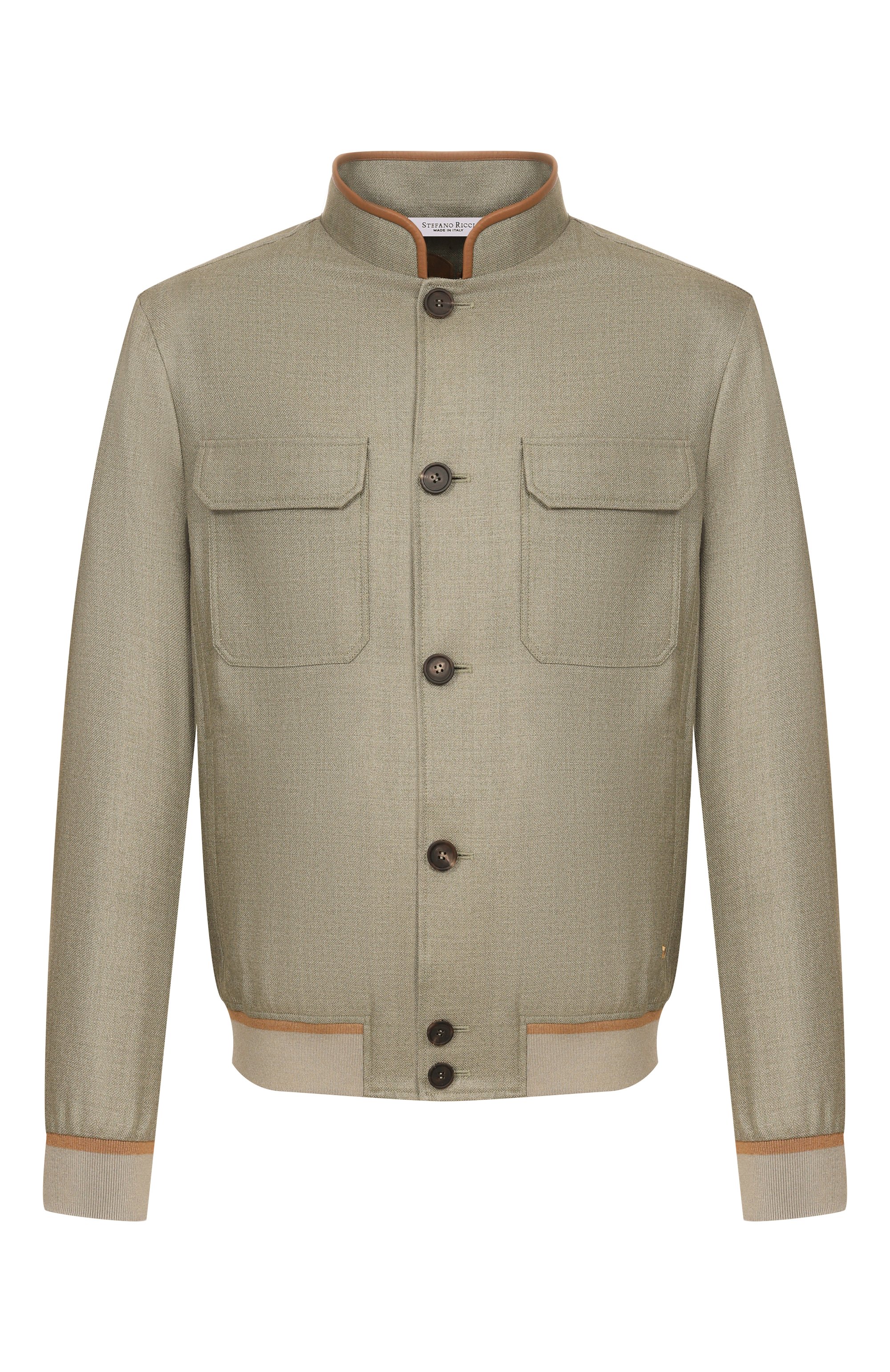 Бомбер из шелка и шерсти STEFANO RICCI, арт. M7J6100110/KL003U, фото 1