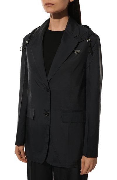 Шелковый жакет PRADA, арт. P522M-10GP-F0008-221, фото 3