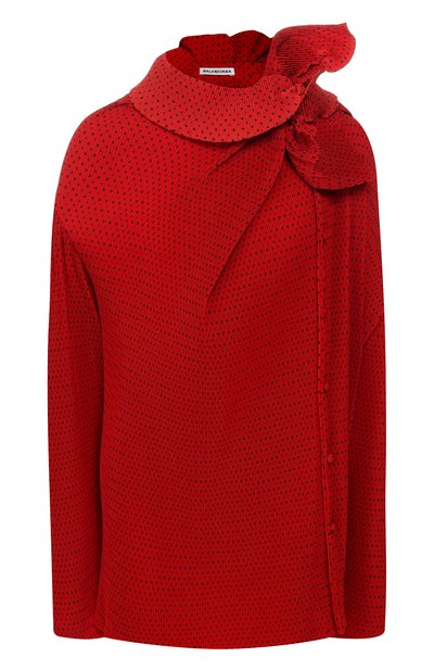 Женская блузка асимметричного кроя BALENCIAGA, арт. 556601/TDL10
