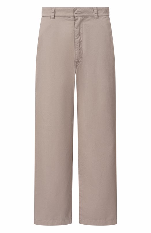 Хлопковые брюки Balenciaga 857631/TSP13 Бежевый 857631/TSP13