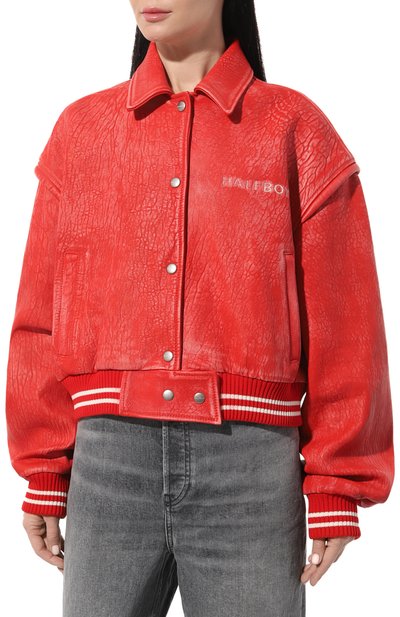 Кожаный бомбер HALFBOY, арт. HSS241WLBB136, фото 3