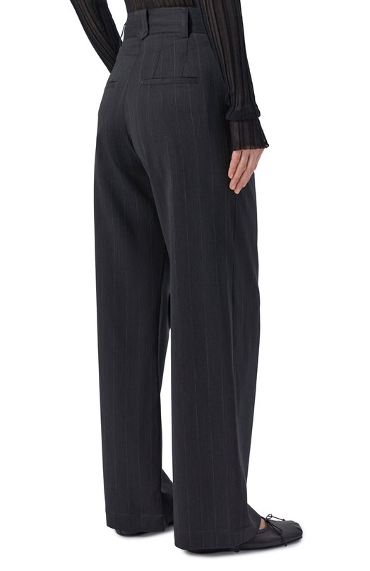 Шерстяные брюки Isabel Benenato DW34TS26 Серый  DW34TS26 Фото 4