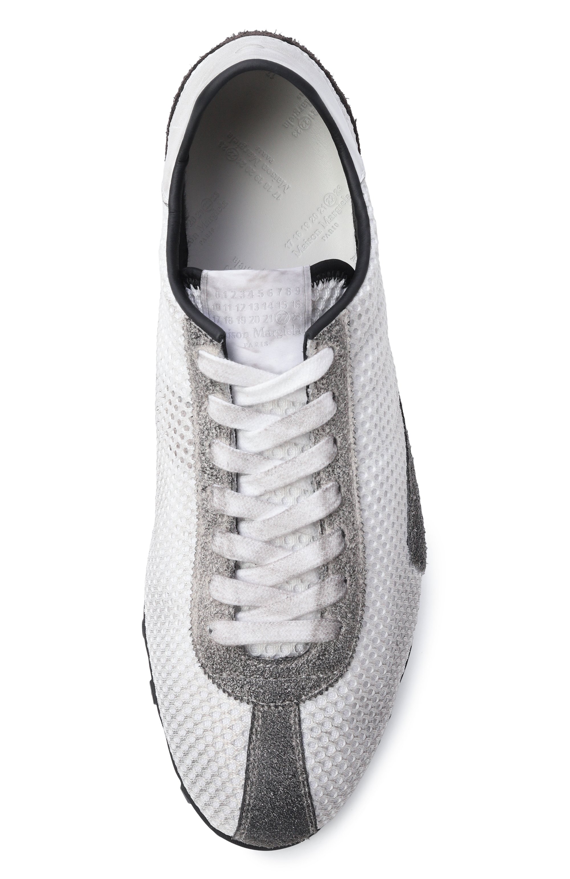 Текстильные кроссовки sprinters MAISON MARGIELA серого цвета по цене 92600 руб., арт. S97WS0092/P7645, фото 5 Текстильные кроссовки sprinters MAISON MARGIELA, арт. S97WS0092/P7645, фото 5