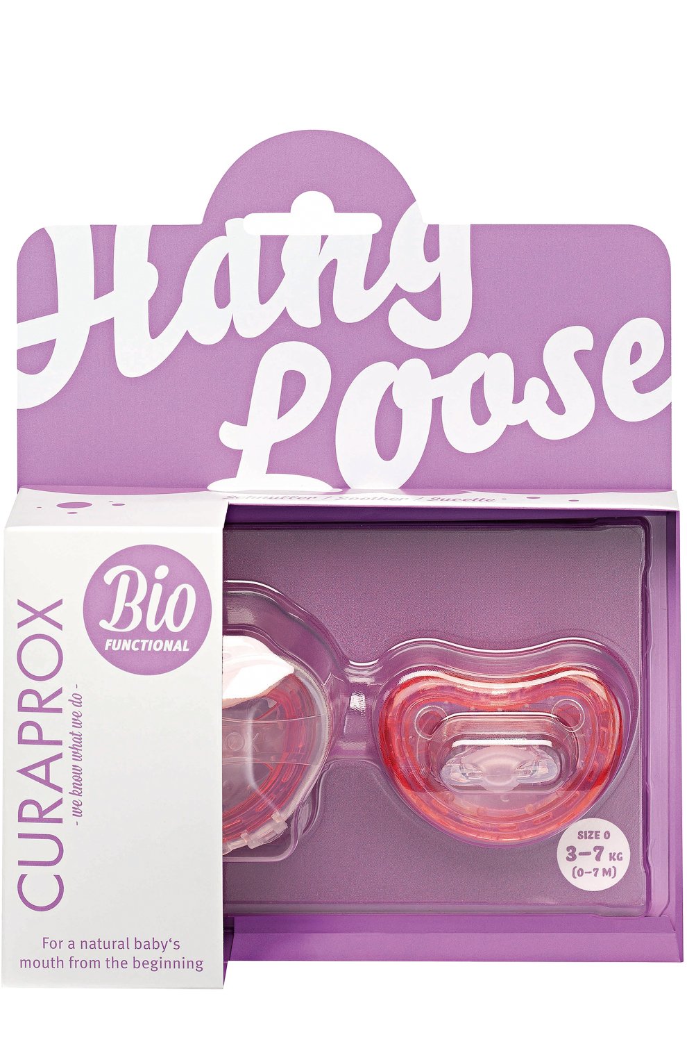 Био-соска для детей от 0 до 7 месяцев CURAPROX, арт. 7612412424096, фото 1
