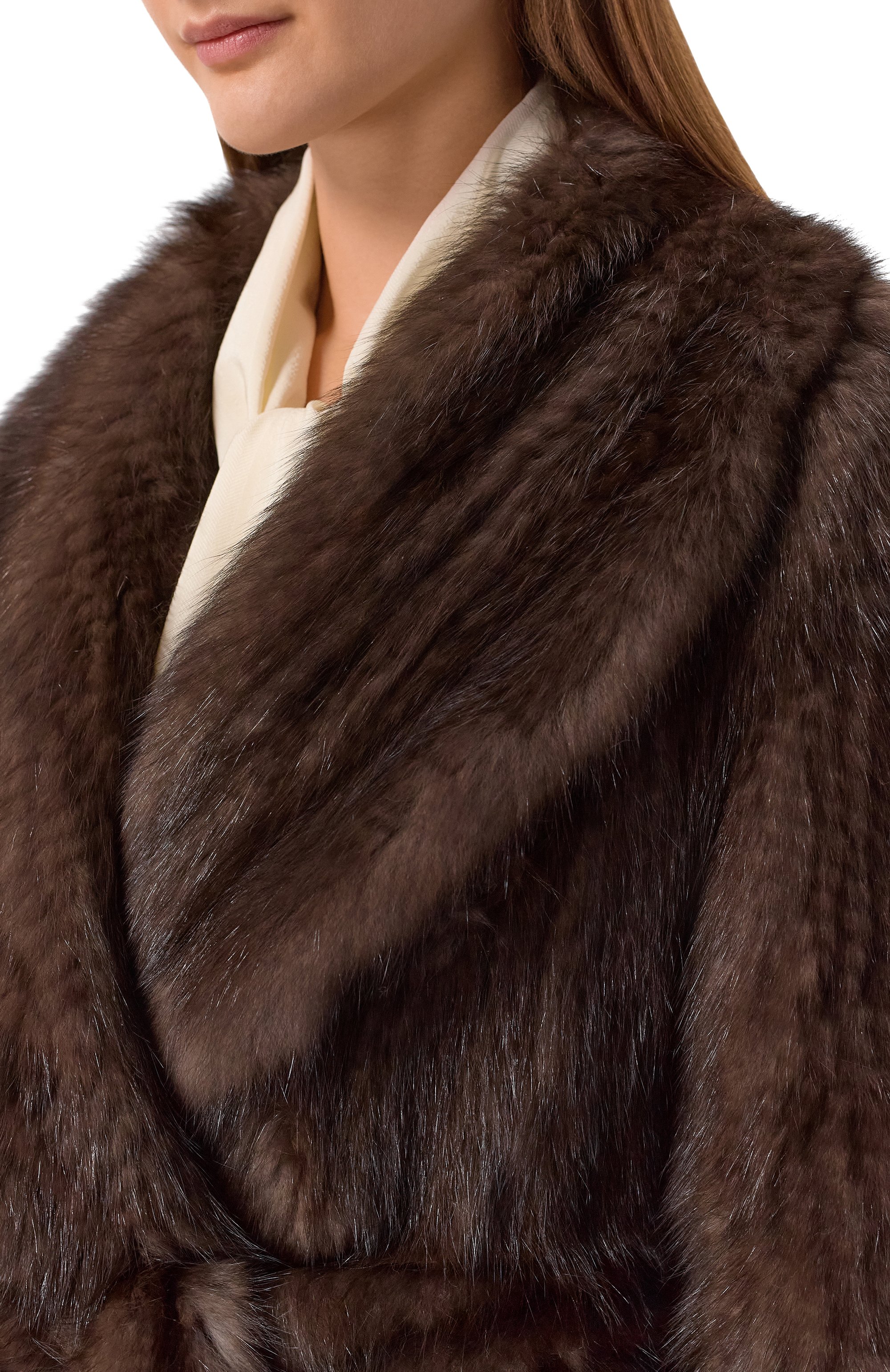 Шуба из соболя MVST, арт. M004/SABLE FARM NO SILVER, фото 5