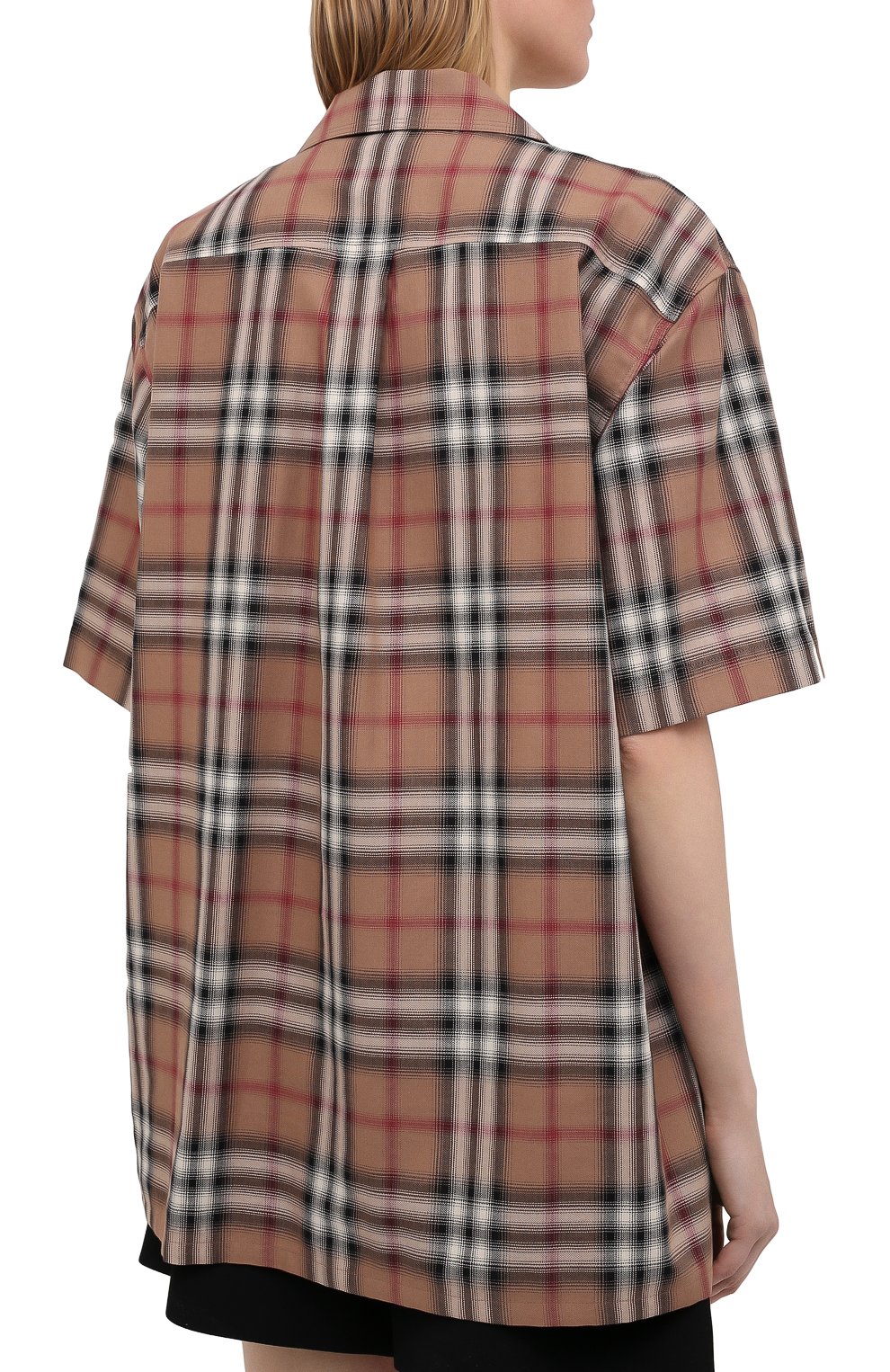 Хлопковая рубашка BURBERRY, арт. 8037341, фото 4