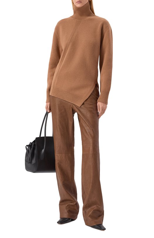 Шерстяной свитер Jil Sander J02GP0235/J14798 Бежевый  J02GP0235/J14798 Фото 2
