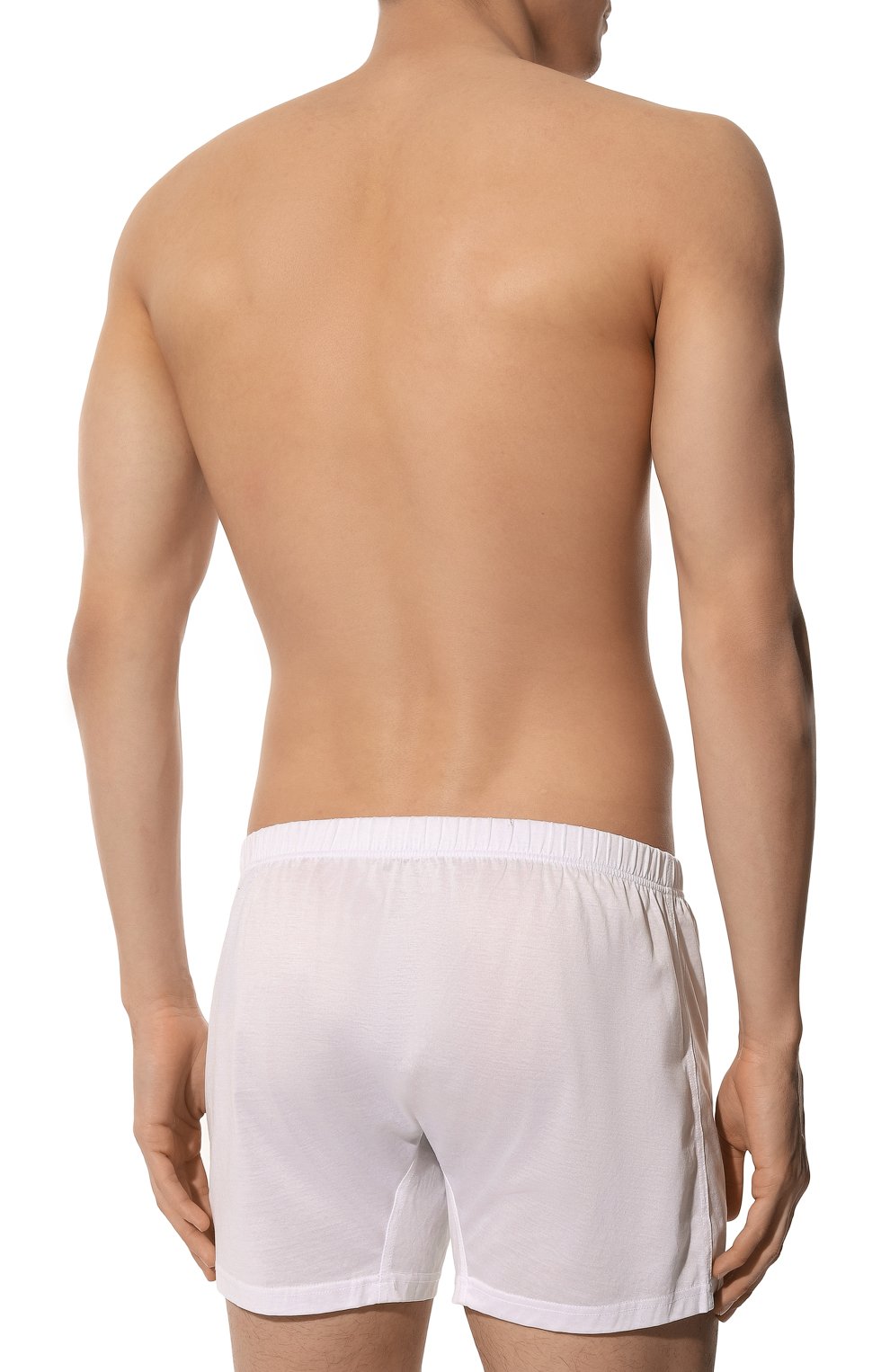 Хлопковые боксеры ZEGNA белого цвета по цене 9820 руб., арт. N2LC70110, фото 3 Хлопковые боксеры ZEGNA, арт. N2LC70110, фото 3