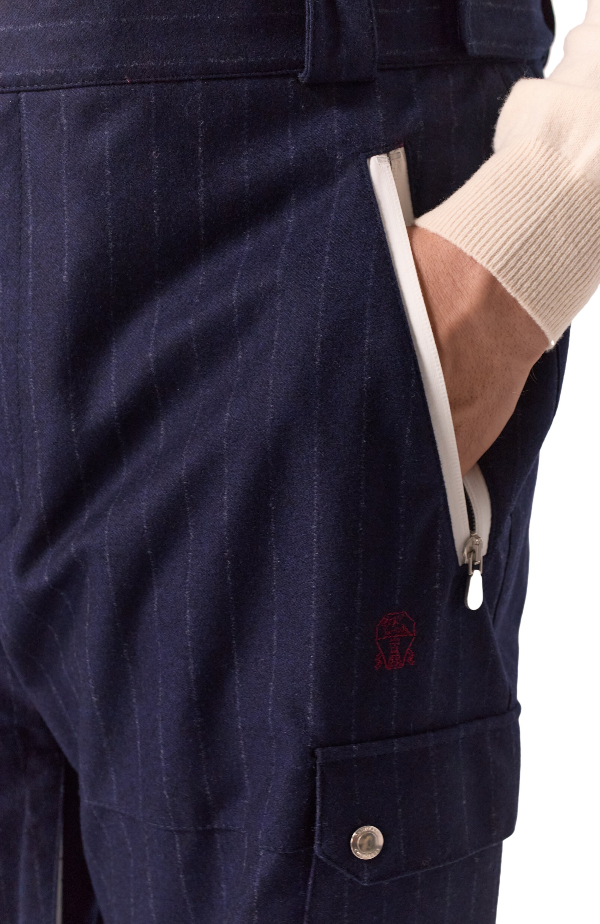 Шерстяные брюки BRUNELLO CUCINELLI, арт. M208MKP05, фото 5