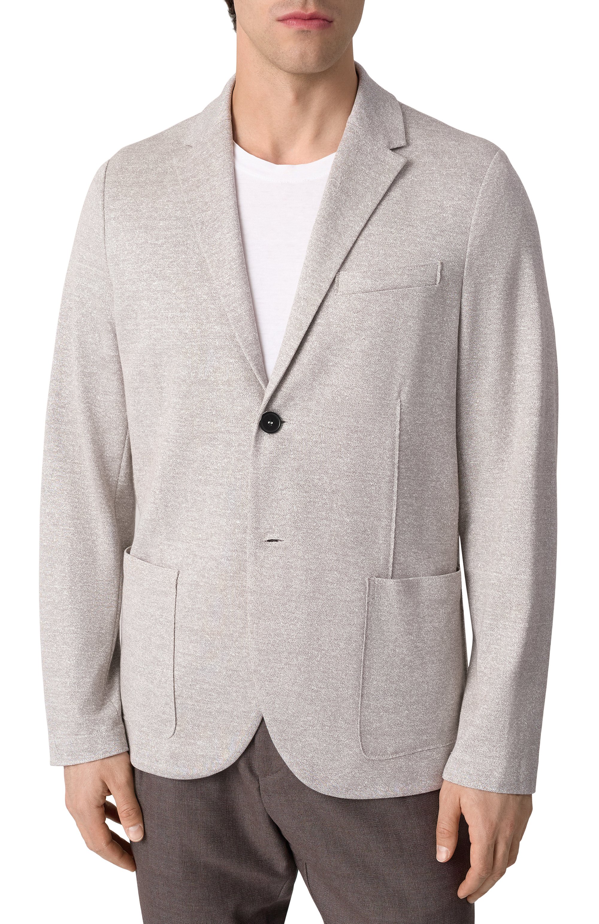 Пиджак из хлопка и льна HARRIS WHARF LONDON, арт. C8P22PDB, фото 5