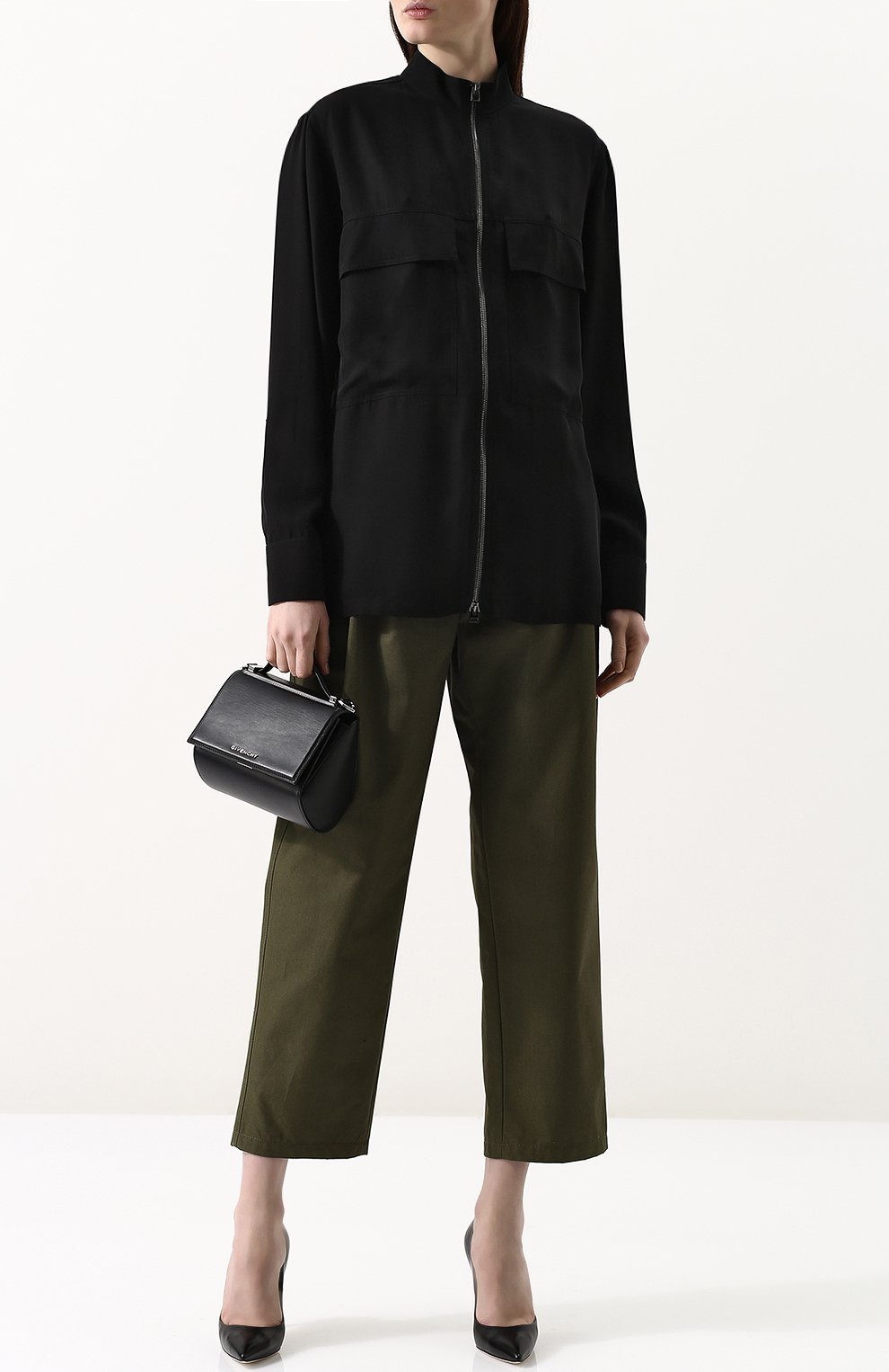 Удлиненный бомбер на молнии с воротником-стойкой TOM FORD, арт. CA3098-FAX335, фото 2