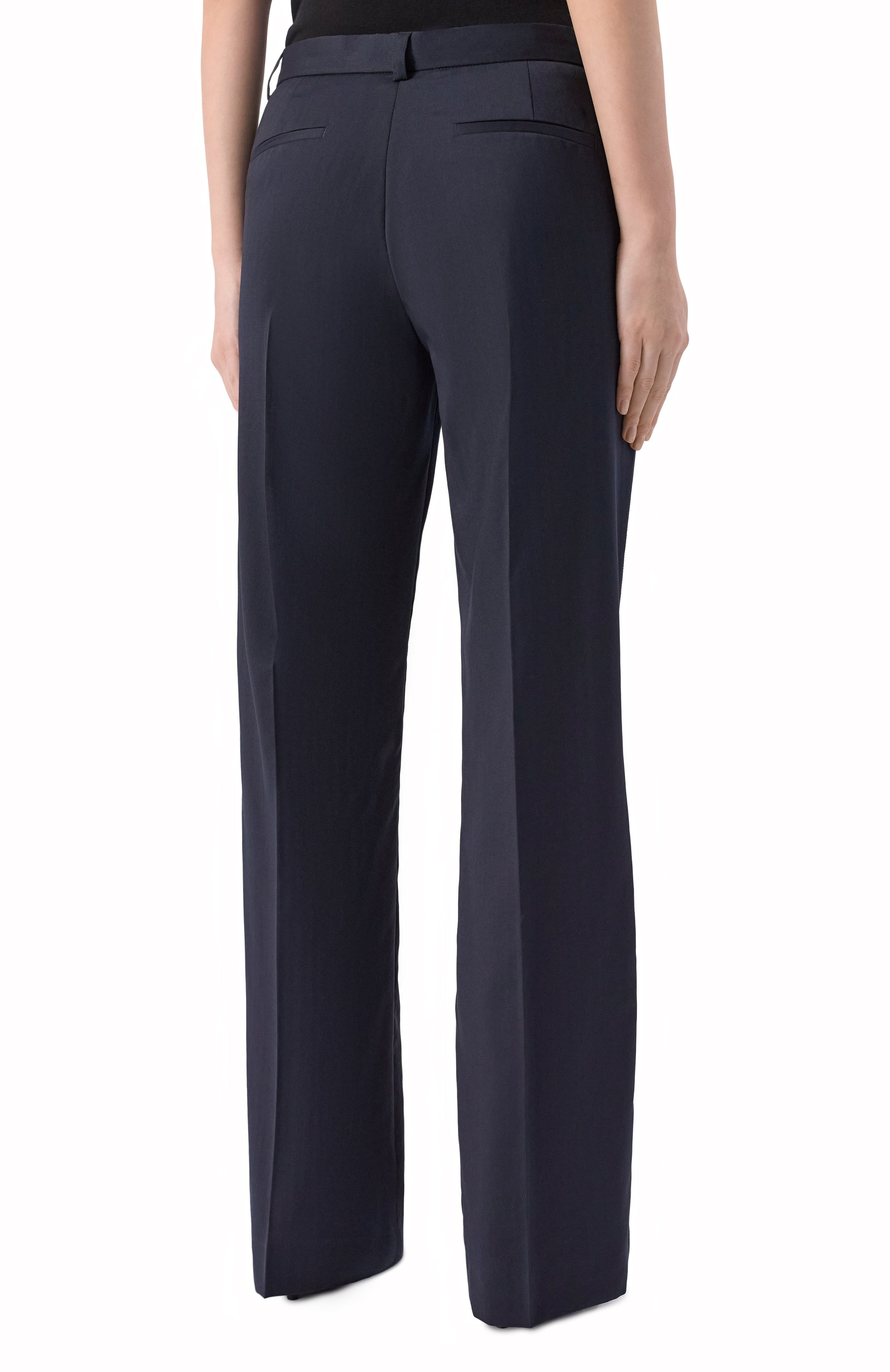 Шерстяные брюки THE KOOPLES темно-синего цвета по цене 36400 руб., арт. FPAN31152K, фото 4 Шерстяные брюки THE KOOPLES, арт. FPAN31152K, фото 4