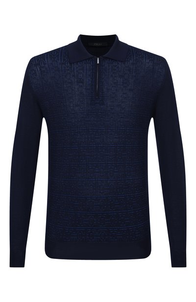 Мужское поло из кашемира и шелка ZILLI, арт. KZP001M0330VMSH00