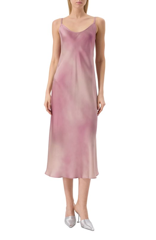 Платье из вискозы Acne Studios FN-WN-DRES001374/A20777 Розовый  FN-WN-DRES001374/A20777 Фото 3