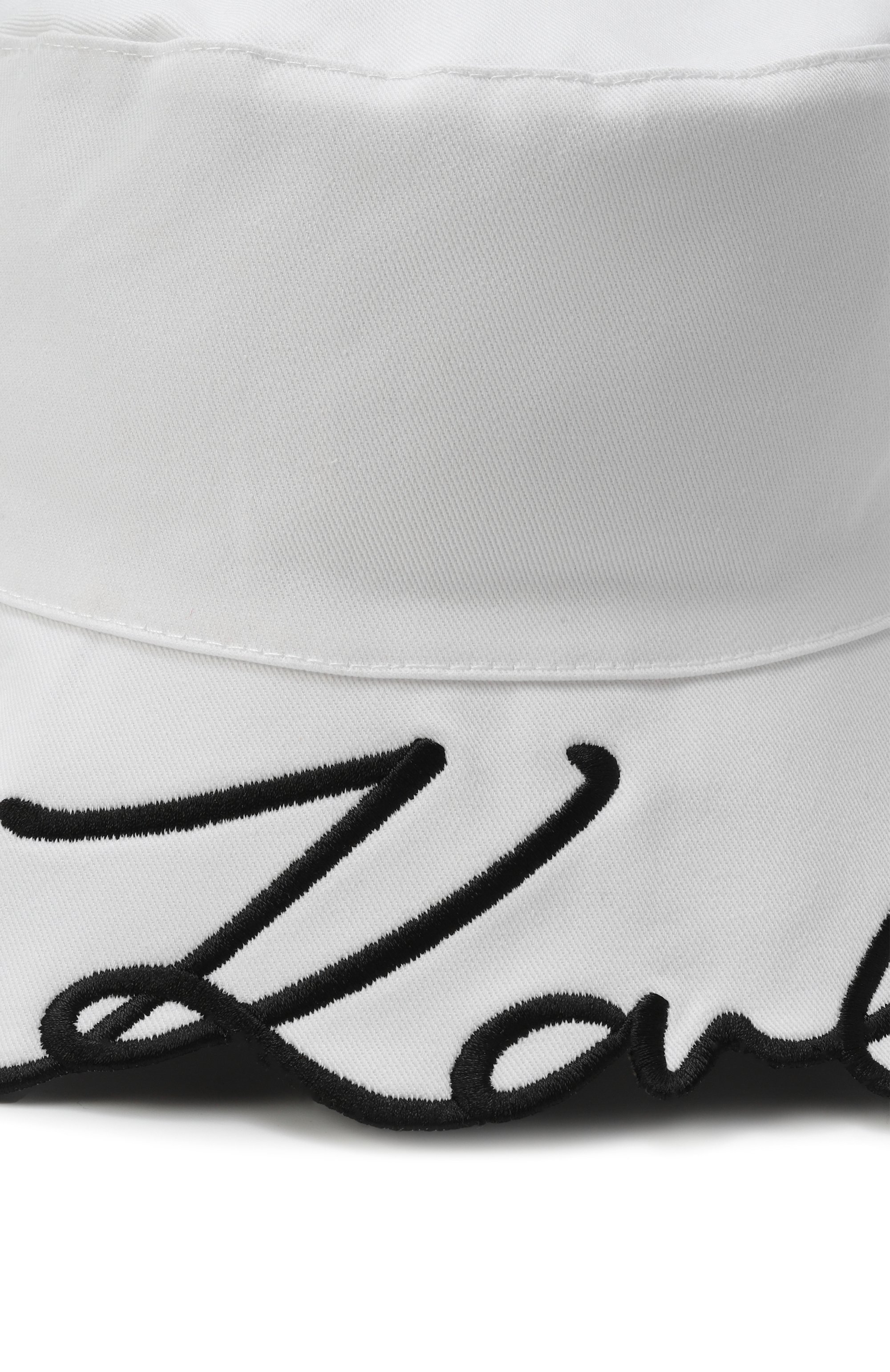 Хлопковая панама KARL LAGERFELD KIDS, арт. Z30394, фото 3