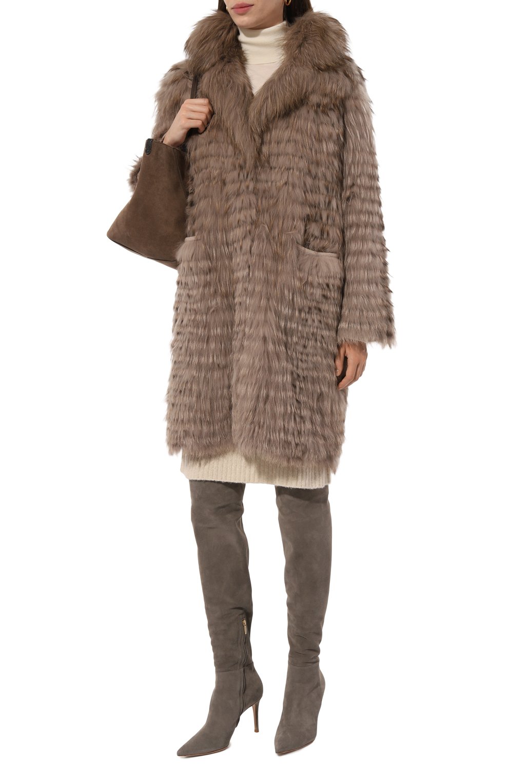 Двусторонняя шуба из лисы SIMONETTA RAVIZZA, арт. F04C0147F1, фото 2