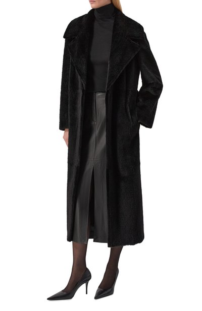 Женская шуба  из норки MVST, арт. M013/MINK PERFORATED