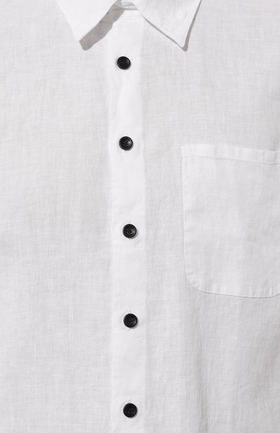 Льняная рубашка HANNES ROETHER белого цвета по цене 27300 руб., арт. K0N29ZESS.608, фото 5 Льняная рубашка HANNES ROETHER, арт. K0N29ZESS.608, фото 5