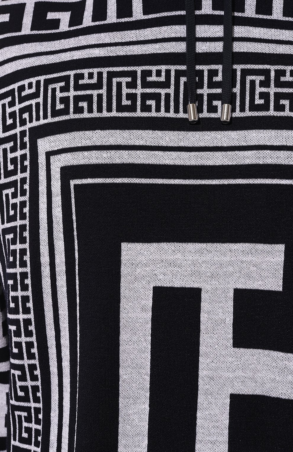 Худи из шерсти и льна BALMAIN, арт. BH1JR072KE82, фото 5