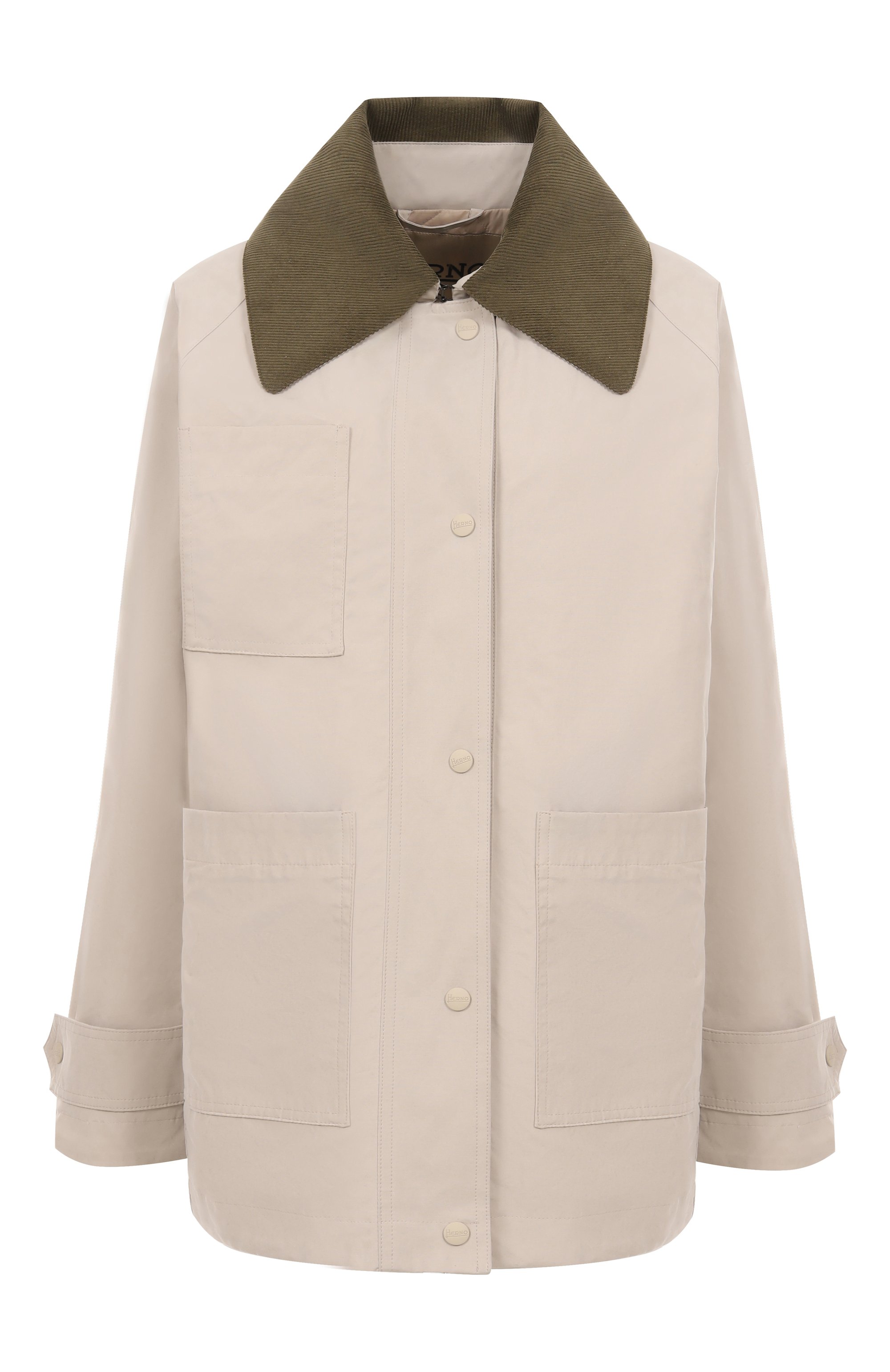 Куртка HERNO бежевого цвета по цене 98000 руб., арт. GC000505D/13800Z, фото 1 Куртка HERNO, арт. GC000505D/13800Z, фото 1
