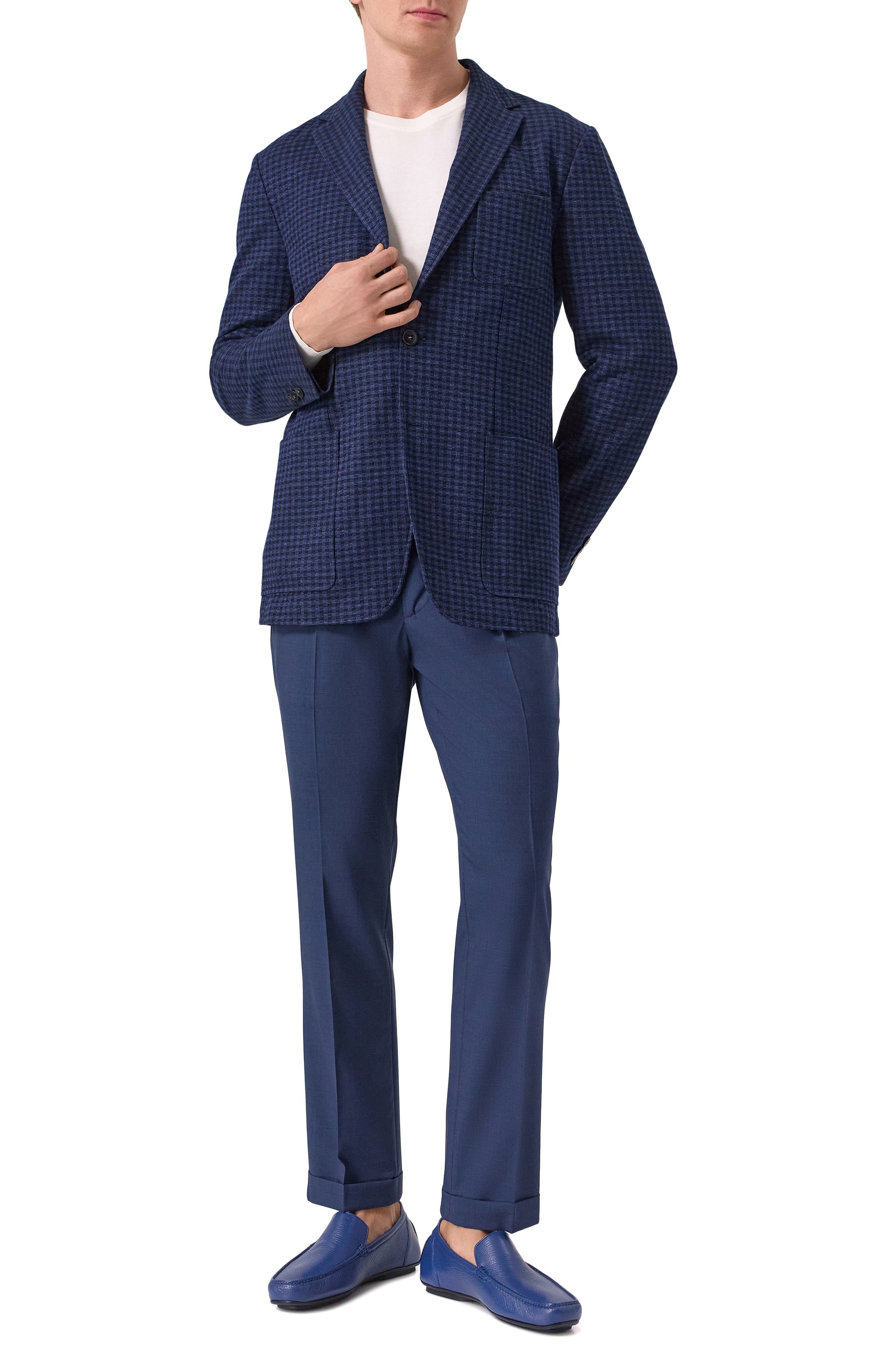 Пиджак изо льна и хлопка CANALI, арт. J0147/JJ02973, фото 3