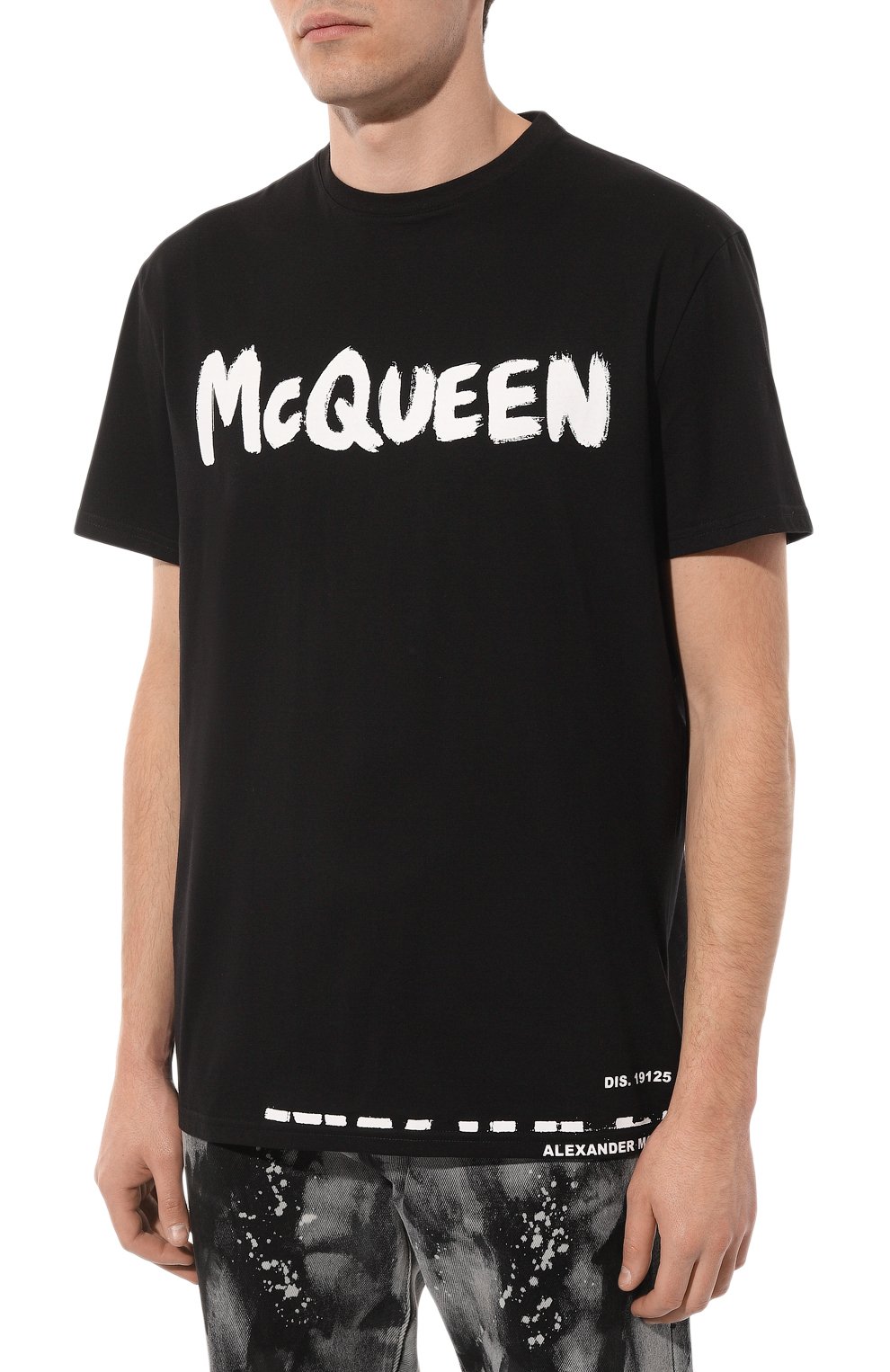 Хлопковая футболка ALEXANDER MCQUEEN, арт. 622104/QTZ57, фото 3