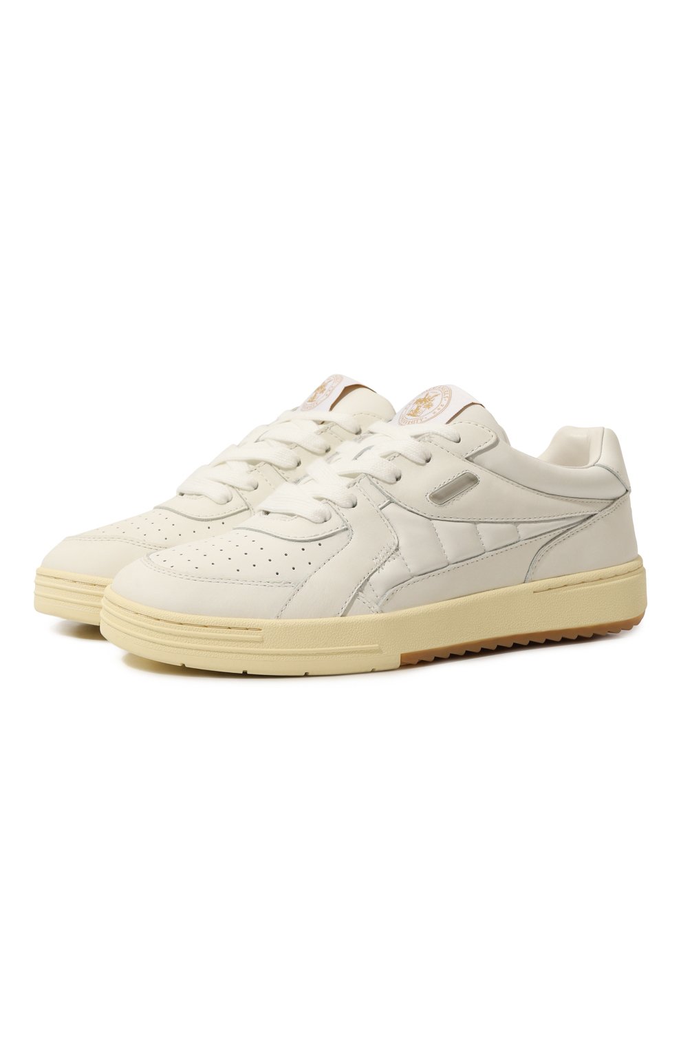 Кожаные кеды university PALM ANGELS, арт. PMIA078E23LEA0020101, фото 1