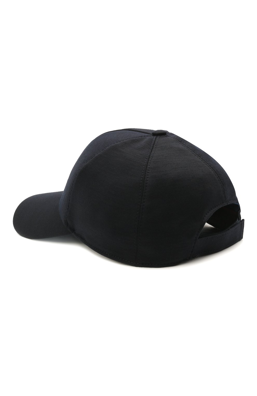 Шерстяная бейсболка ZEGNA темно-синего цвета по цене 31850 руб., арт. Z9I71/B9I, фото 2 Шерстяная бейсболка ZEGNA, арт. Z9I71/B9I, фото 2