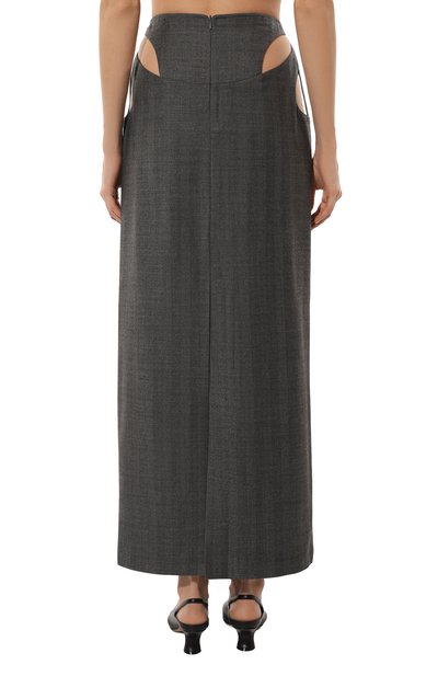 Юбка RED SEPTEMBER серого цвета по цене 21000 руб., арт. 924.02.SKT01.05, фото 4 Юбка RED SEPTEMBER, арт. 924.02.SKT01.05, фото 4