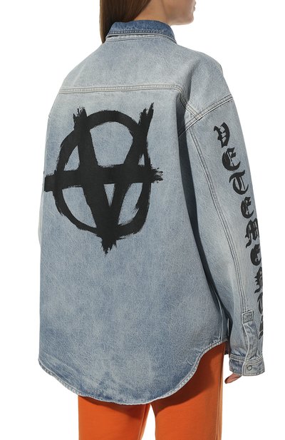 Джинсовая рубашка VETEMENTS, арт. UE52SH840N 2802/W, фото 4