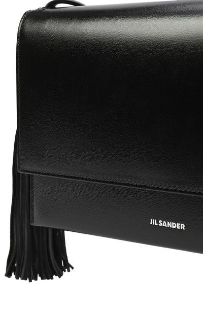 Сумка tassel JIL SANDER черного цвета по цене 130500 руб., арт. J07VL0045/P8592, фото 3 Сумка tassel JIL SANDER, арт. J07VL0045/P8592, фото 3