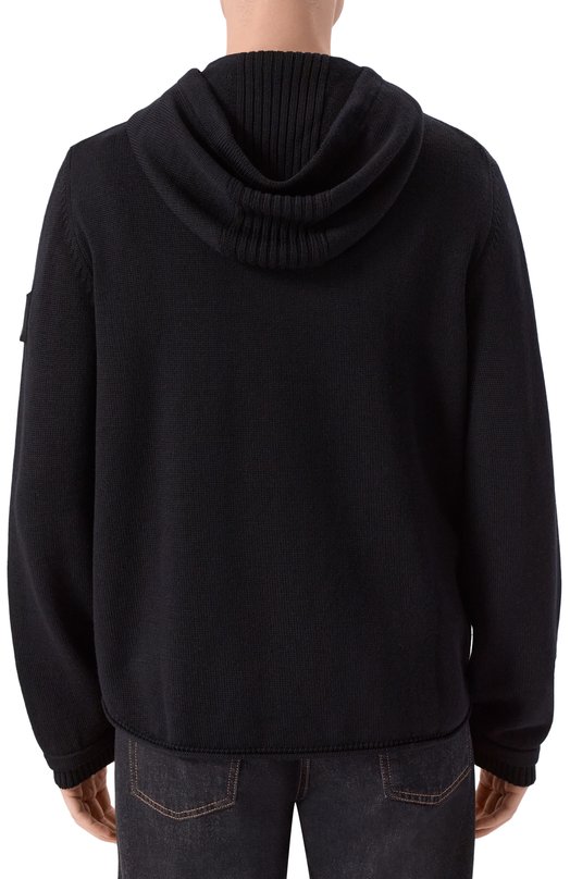 Шерстяное худи Premiata PMG30/W00L Чёрный  PMG30/W00L Фото 4
