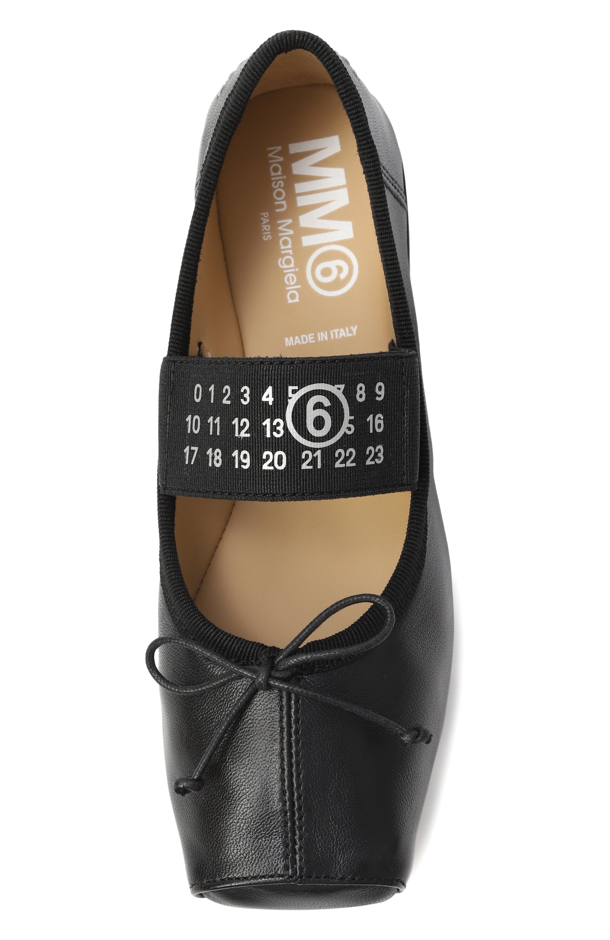 Кожаные балетки MM6, арт. 80971/28-35, фото 4