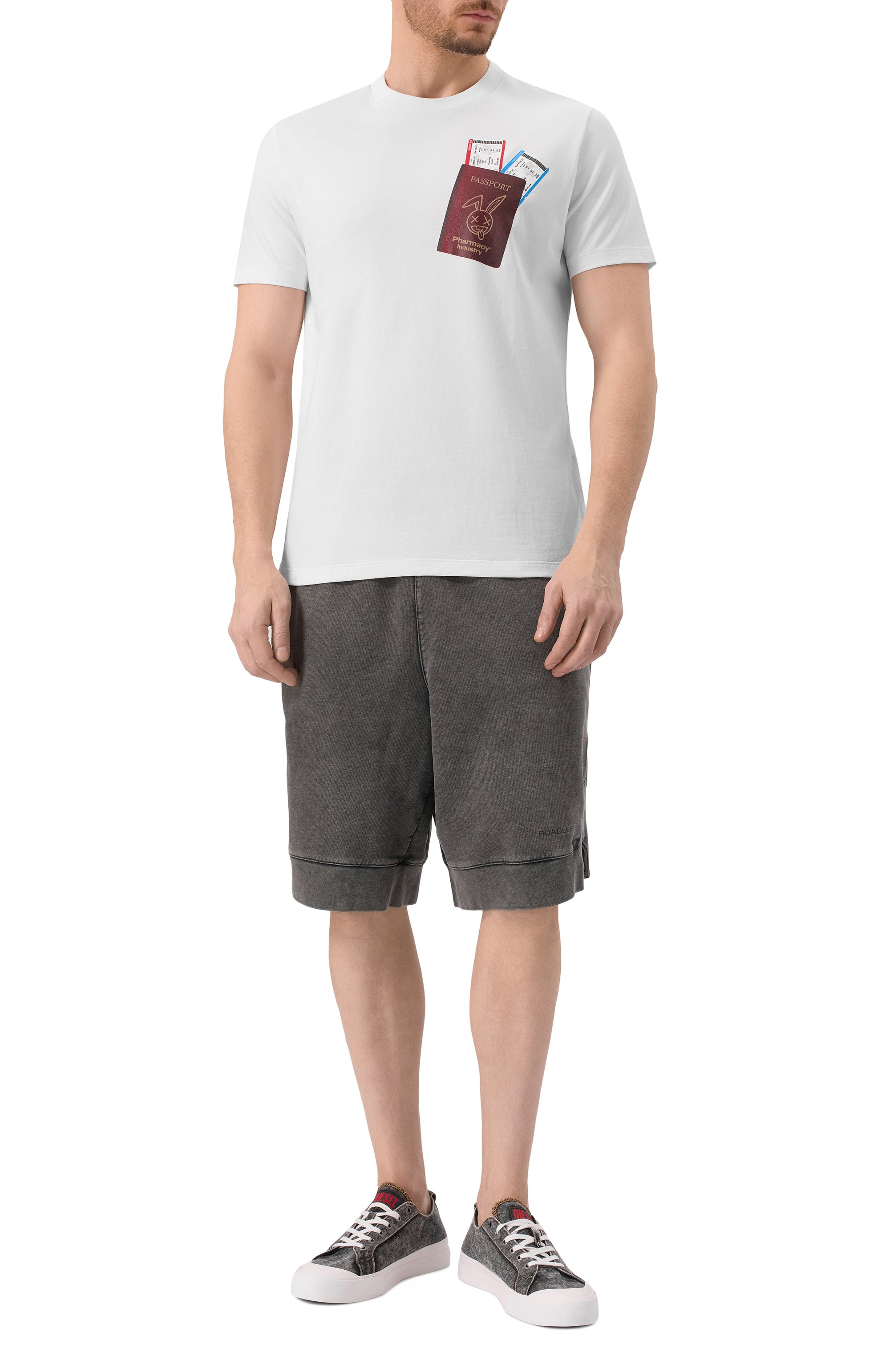 Хлопковая футболка PHARMACY INDUSTRY, арт. PHABM00201, фото 2