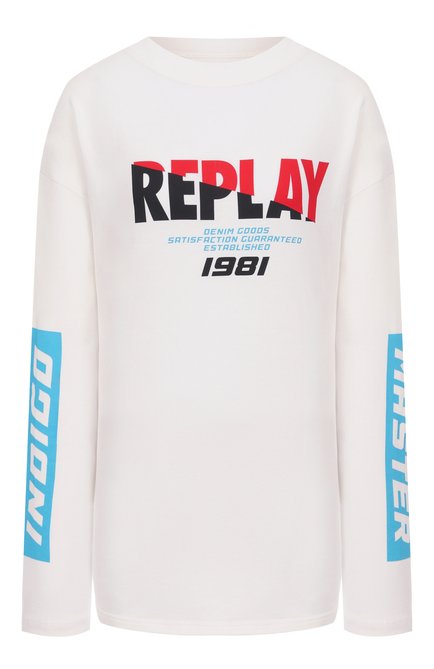 Женская хлопковый лонгслив REPLAY, арт. W3450 .000.23792P