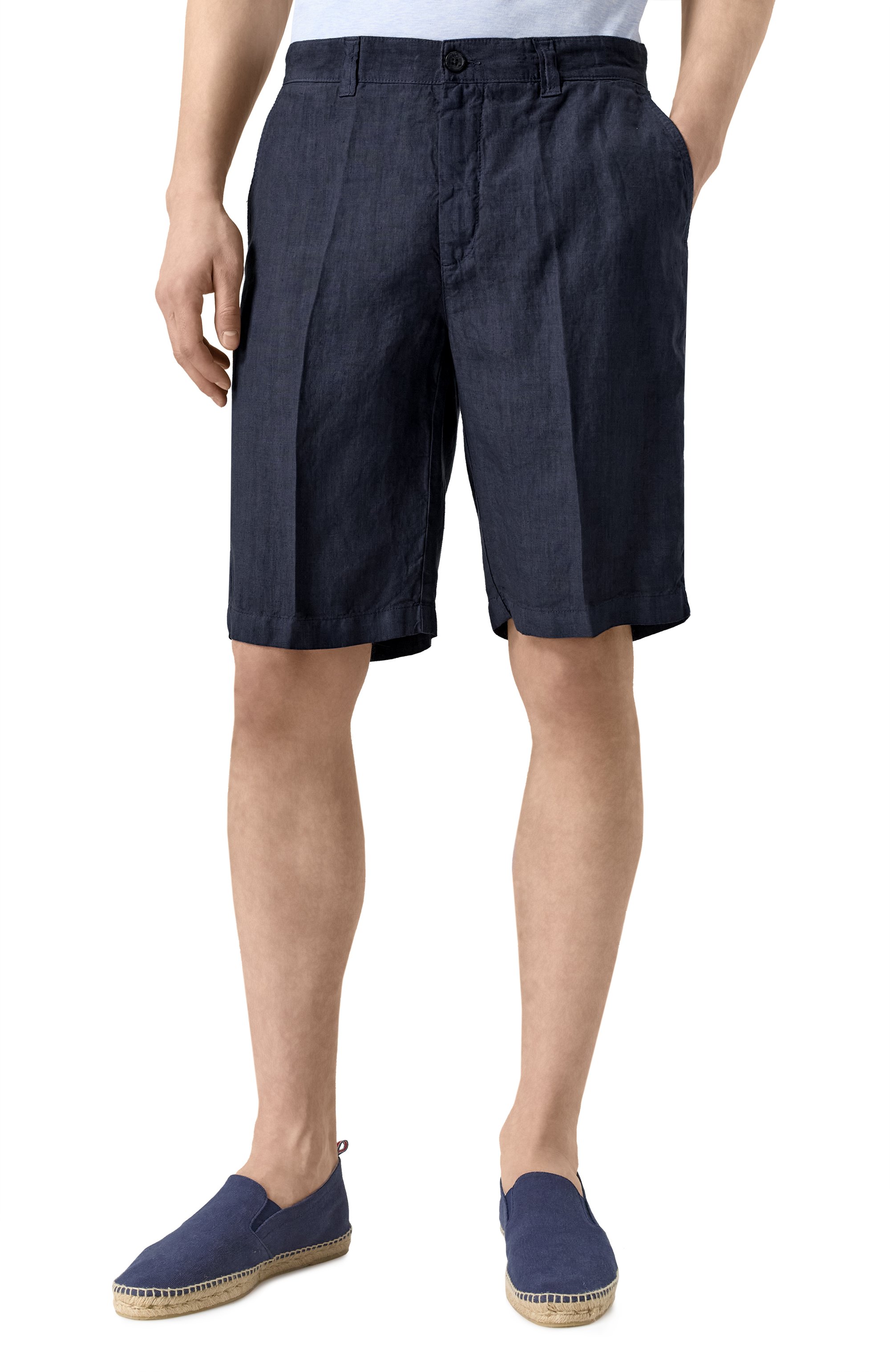 Льняные шорты 120% LINO, арт. 32ALIM2137/0253/S00, фото 3