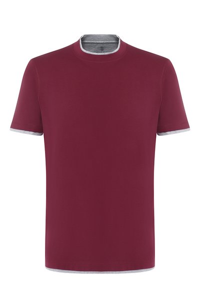 Хлопковая футболка BRUNELLO CUCINELLI, арт. M0T617427, фото 1