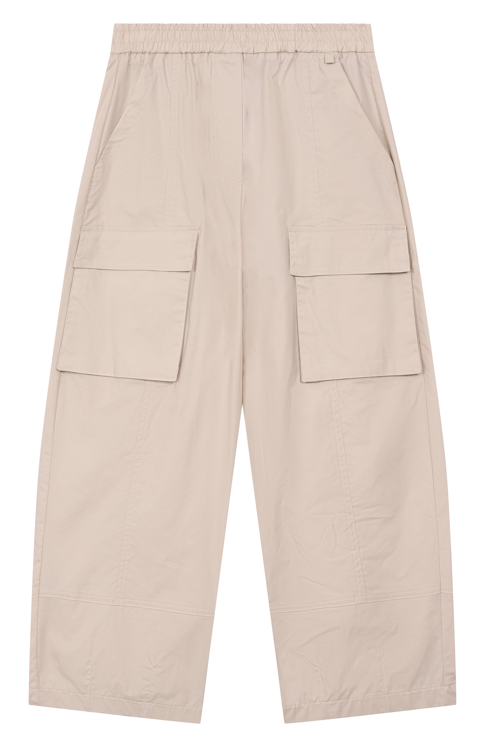 Хлопковые брюки-карго MONNALISA, арт. 41E406, фото 1