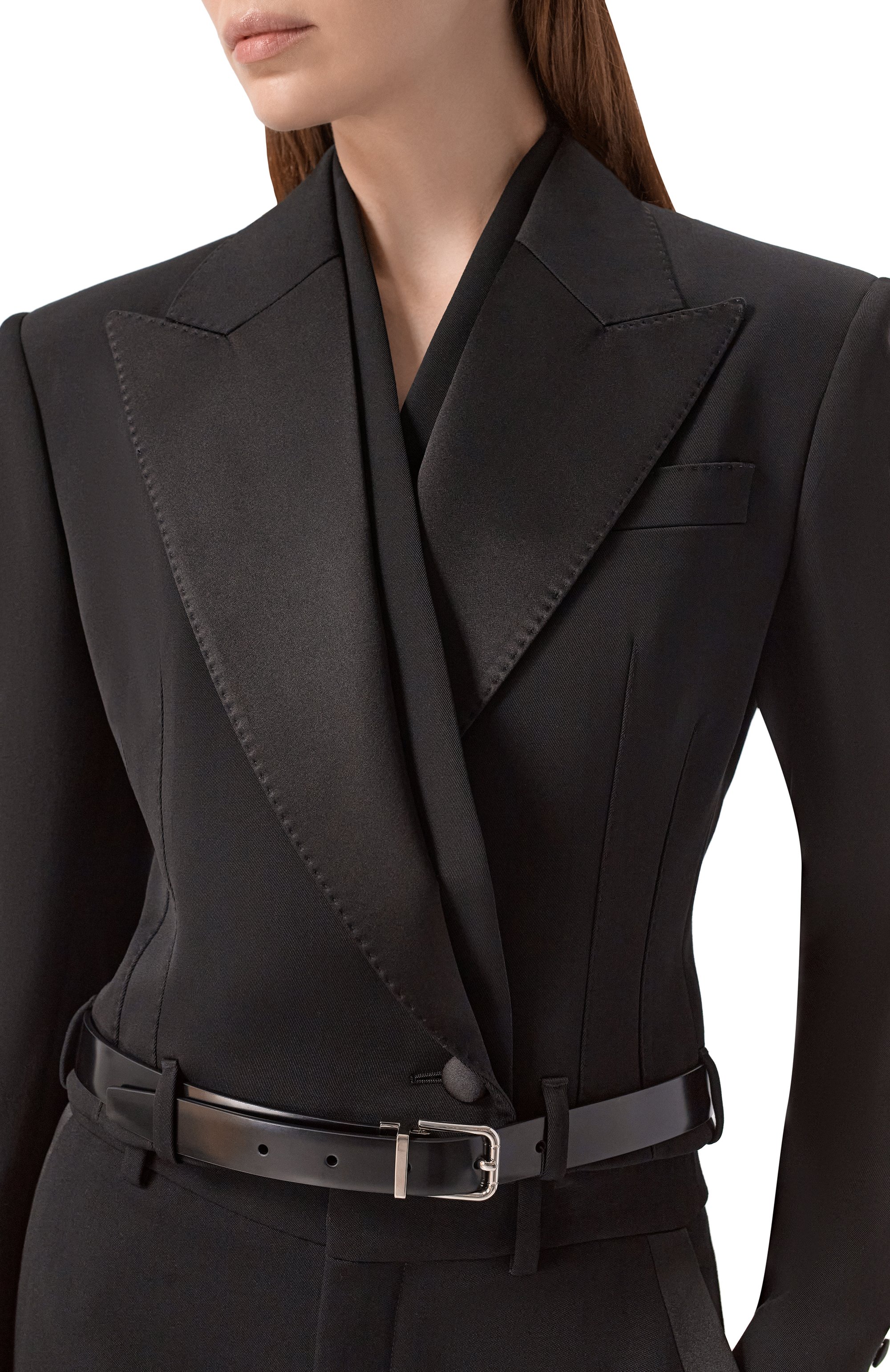 Жакет из шерсти и шелка DOLCE & GABBANA, арт. F29WLT/FU21E, фото 5