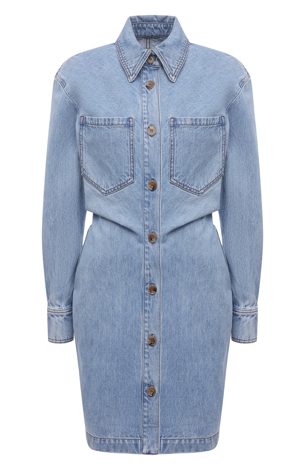 Джинсовое платье NANUSHKA, арт. DAISY_LIGHT WASH_RIGID DENIM, фото 1