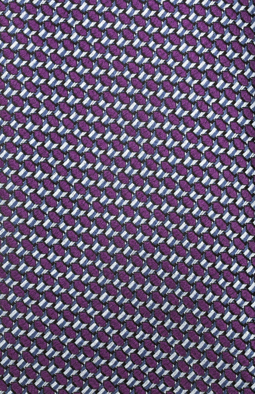 Шелковый галстук ZEGNA фиолетового цвета по цене 22150 руб., арт. Z3E31T/1XW, фото 4 Шелковый галстук ZEGNA, арт. Z3E31T/1XW, фото 4