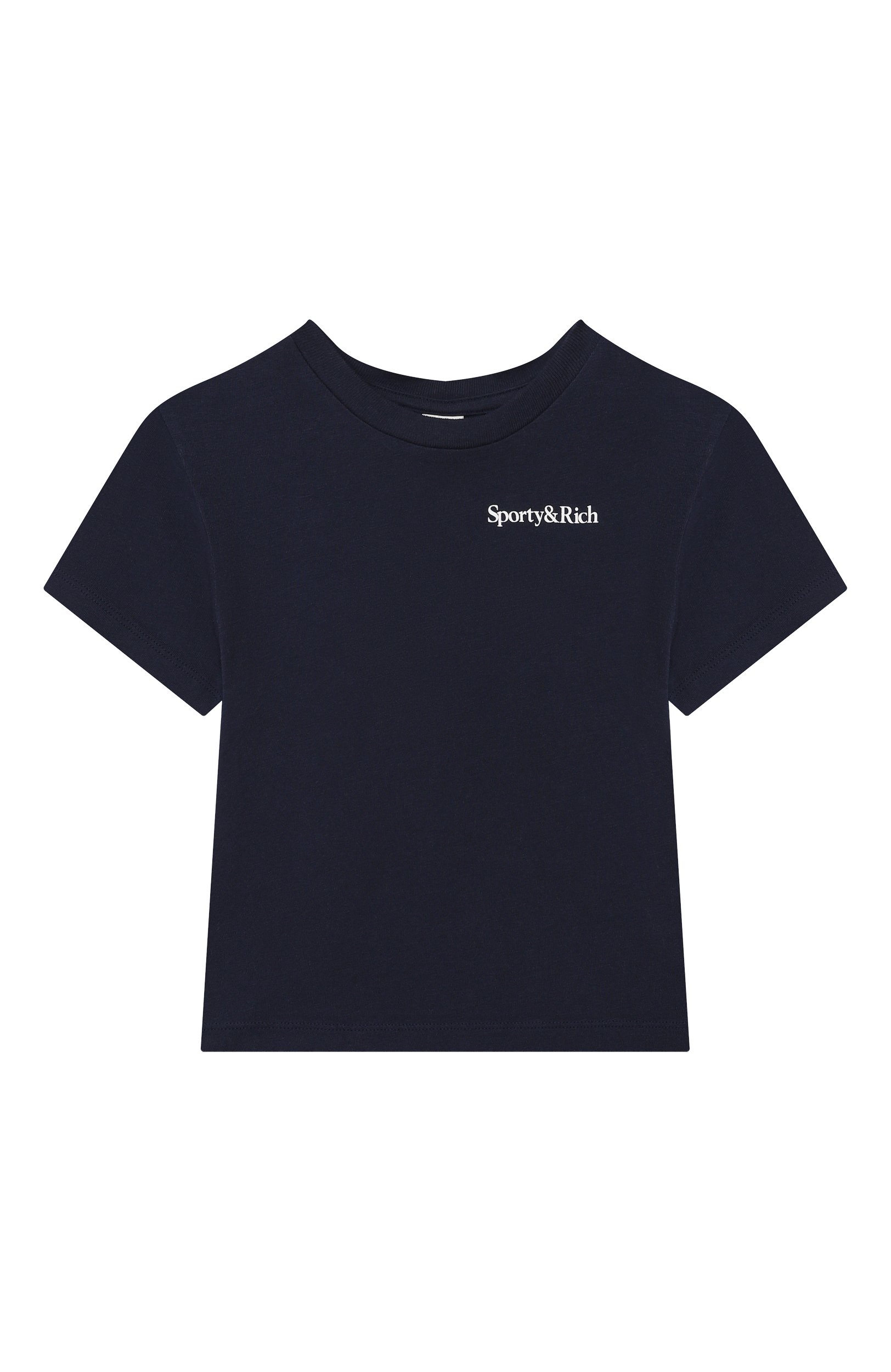 Хлопковая футболка SPORTY AND RICH, арт. T004875300BL106_001, фото 1