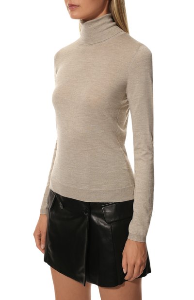 Водолазка из кашемира и шелка BRUNELLO CUCINELLI, арт. 221M41800063, фото 3