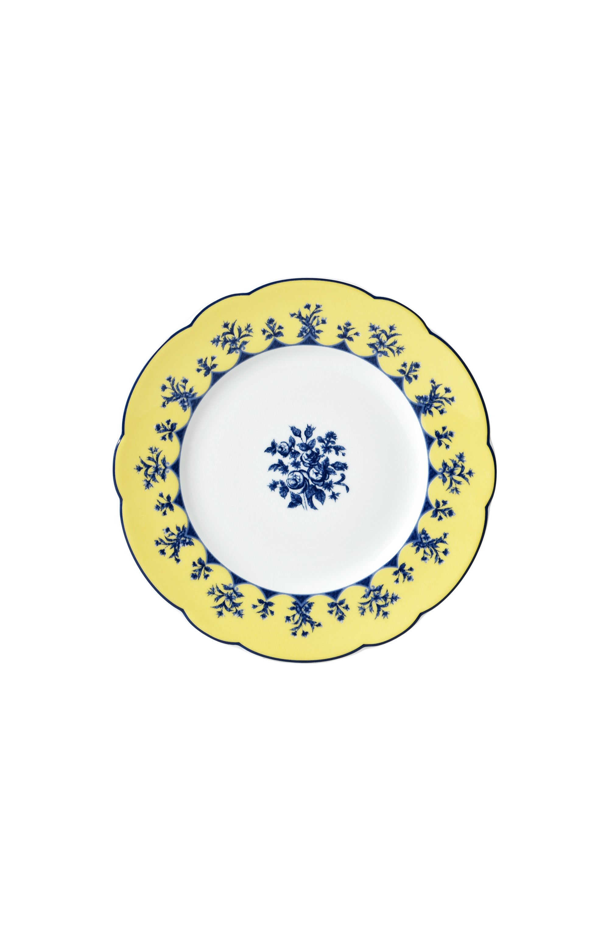 Тарелка салатная chateaubriand jaune BERNARDAUD желтого цвета по цене 9950 руб., арт. 2595/3245, фото 1 Тарелка салатная chateaubriand jaune BERNARDAUD, арт. 2595/3245, фото 1