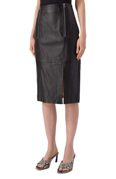 Кожаная юбка HUGO, арт. 50542308, фото 3