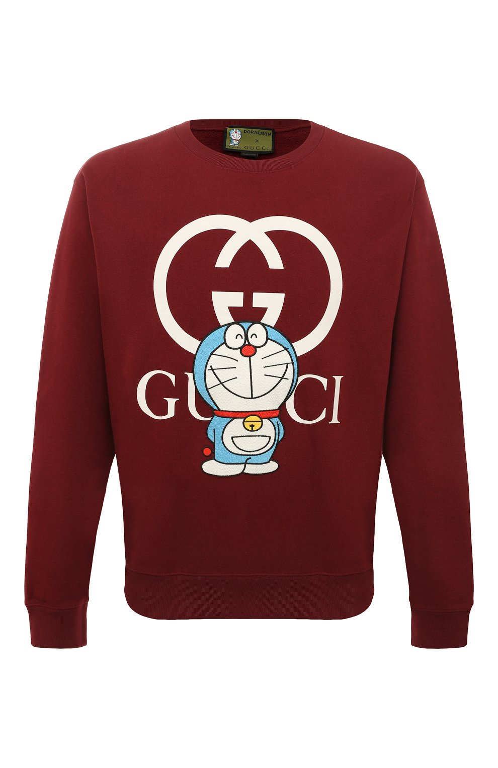 Хлопковый свитшот doraemon x gucci  GUCCI, арт. 626990 XJDE1, фото 1